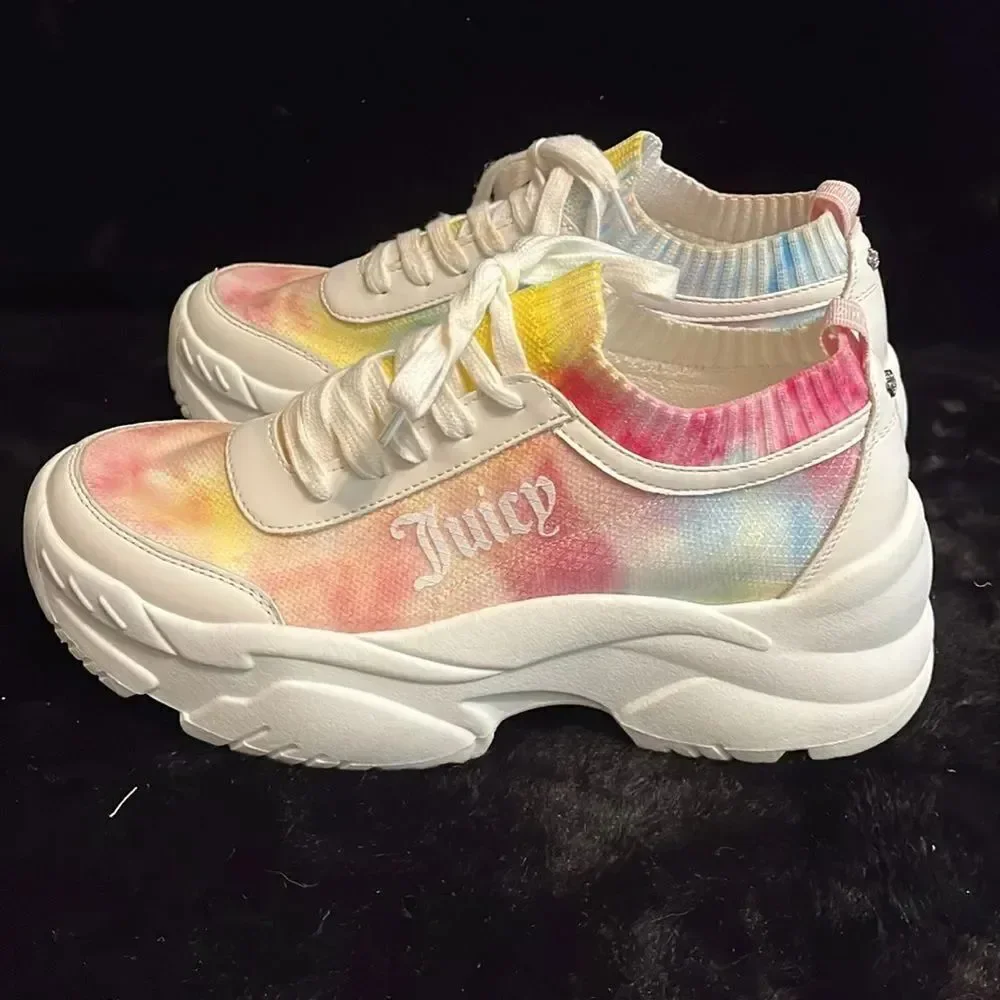 Juicy Couture Tie-Dye Platform Sneakers
